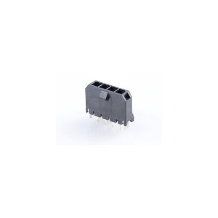 Molex MicroFit 3.0 SR Vert TH Clip 15Au 4Ckt 43650-0419